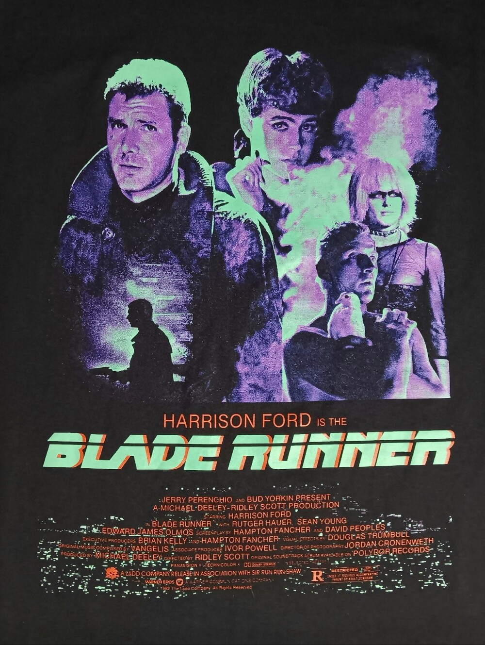 Blade Runner Movie Post t-shirt NEW Star Wars Indiana Jones Harrison Ford